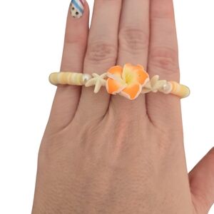 Handcrafted Flower Bead Bracelet | Cute Kawaii Star Charm Jewelry 124